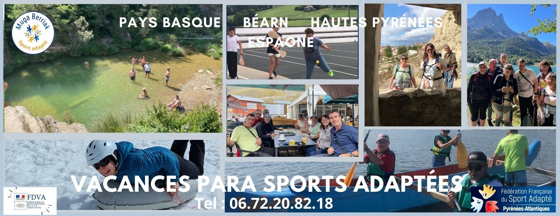 Séjours et vacances adaptées au Pays Basque et Pyrénées