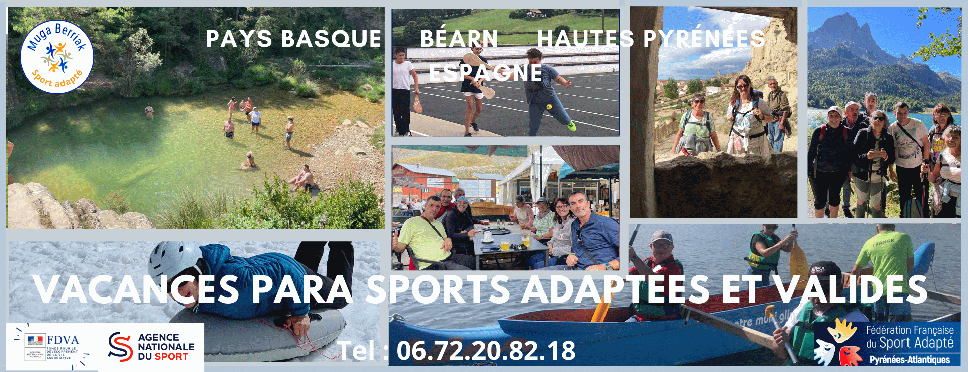 Séjours et vacances adaptées au Pays Basque et Pyrénées