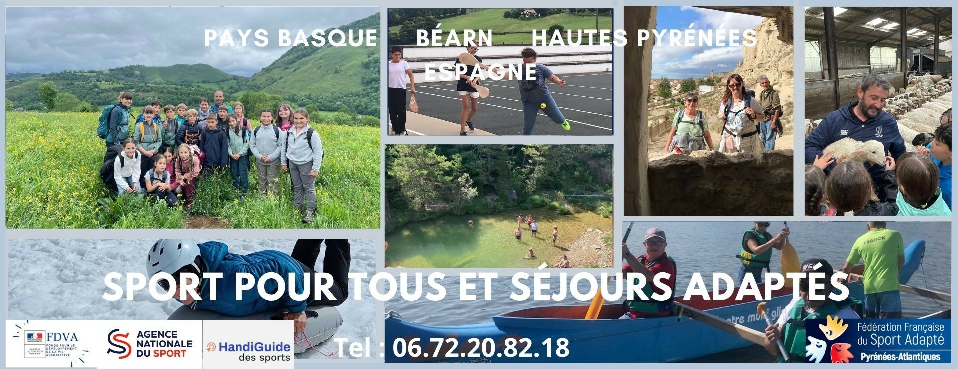 Séjours et vacances adaptées au Pays Basque et Pyrénées
